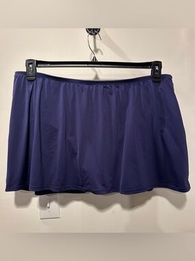 Liz Claiborne Deep Navy Swim Mini Skirt 20W